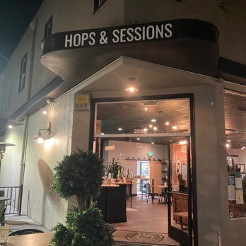 Hops & Sessions - Entrance with outdoor seating to the right. - Beer Bar Near Me - Livermore, California Hops & Sessions - Entrance with outdoor seating to the right. - Beer Bar Near Me - Livermore, California