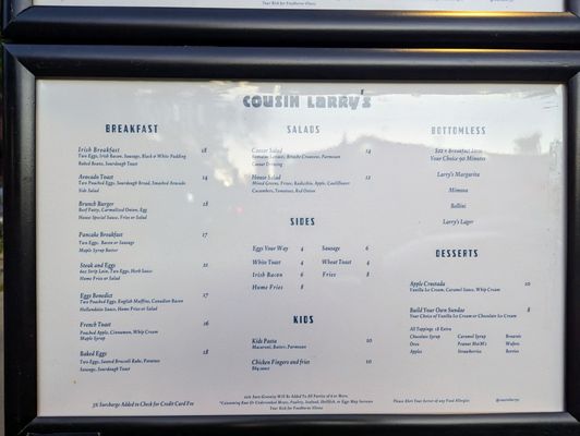 Cousin Larry's by null