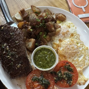 Silver Diner - Creekstone Farms Hanger Steak and Eggs - New American Near Me - Frederick, Maryland Silver Diner - Creekstone Farms Hanger Steak and Eggs - New American Near Me - Frederick, Maryland
