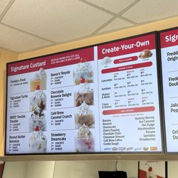 Freddy's Frozen Custard & Steakburgers - Menu