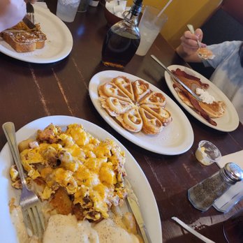 Griddlecakes - My breakfast next to the nasty ass waffle - American Near Me - Las Vegas, Nevada Griddlecakes - My breakfast next to the nasty ass waffle - American Near Me - Las Vegas, Nevada