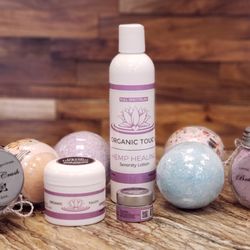 My CBD Organics - Loganville - Beauty Line ranging from eye cream to Face Scrub
