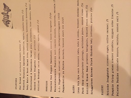 Menu photo 7 Charcoal Yardley, PA