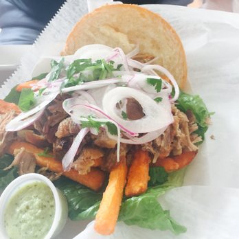 Estacion Inka - Pork sandwich - Latin American Near Me - Madison, Wisconsin Estacion Inka - Pork sandwich - Latin American Near Me - Madison, Wisconsin