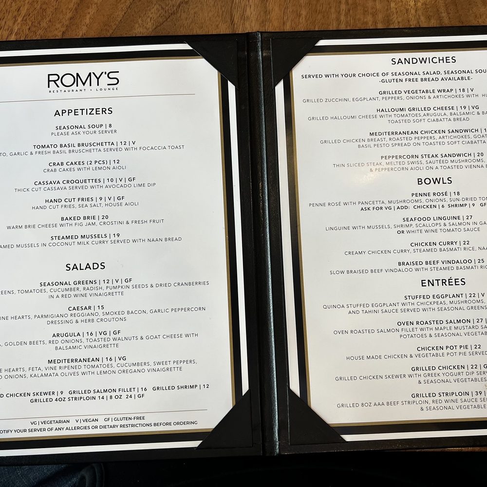 Romy’s Events & Catering - Menu - Venues & Event Spaces Near Me - Aurora, Ontario Romy’s Events & Catering - Menu - Venues & Event Spaces Near Me - Aurora, Ontario