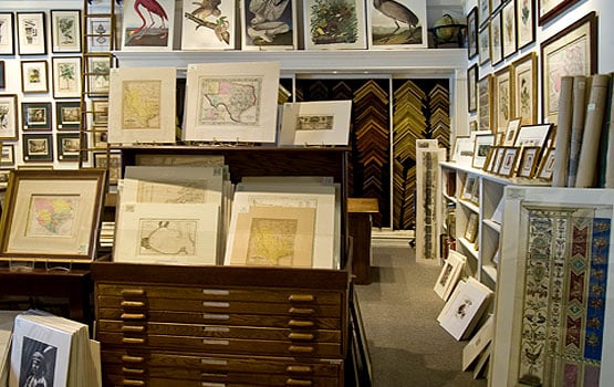The Antiquarium - Houston's Finest Custom Picture Framing, Rare Maps and Prints by null