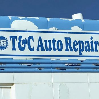 T & C Auto Repair - Sign at top of building. - Auto Repair Near Me - Mountainair, New Mexico T & C Auto Repair - Sign at top of building. - Auto Repair Near Me - Mountainair, New Mexico