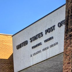 United States Post Office - The building sign of the U.S. Post Office.