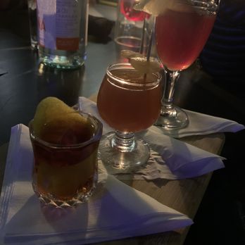 Continent Restaurant & Cigar Lounge - A whole flight of Hennessy - Cigar Bars Near Me - Atlanta, Georgia