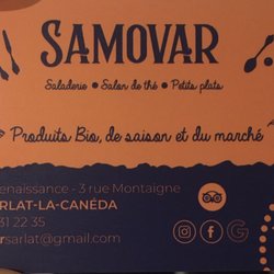 Le Samovar - The business card.