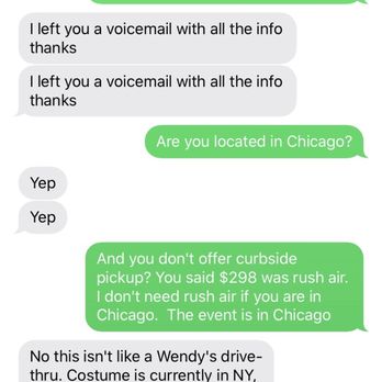 FUNFACTORYPARTIES.COM - Screenshot of conversation - Magicians Near Me