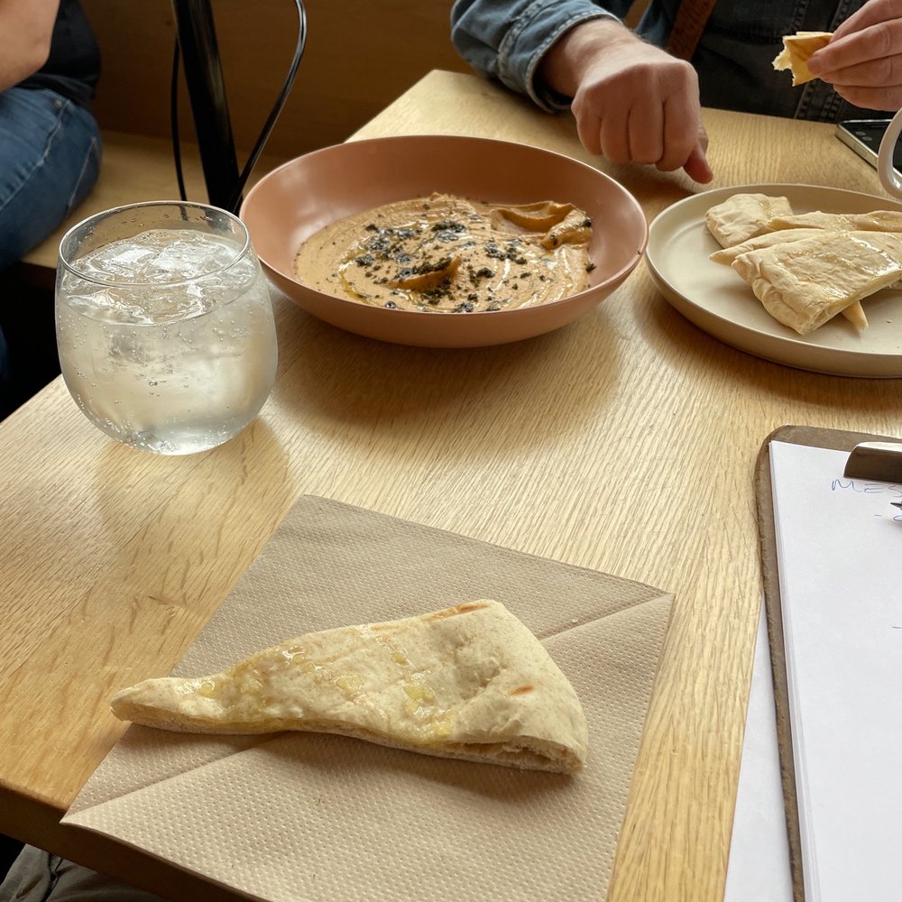 Hummus and pita