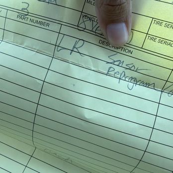 The Tire House - Receipt showing he worked on my Left Rear sensor - Auto Repair Near Me - Gardena, California The Tire House - Receipt showing he worked on my Left Rear sensor - Auto Repair Near Me - Gardena, California