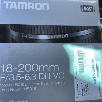 Mike's Camera- Dublin - Canon aftermarket lens replaced the Canon EF-18-200! I bought 2! - Photography Stores & Services Near Me - Dublin, California Mike's Camera- Dublin - Canon aftermarket lens replaced the Canon EF-18-200! I bought 2! - Photography Stores & Services Near Me - Dublin, California