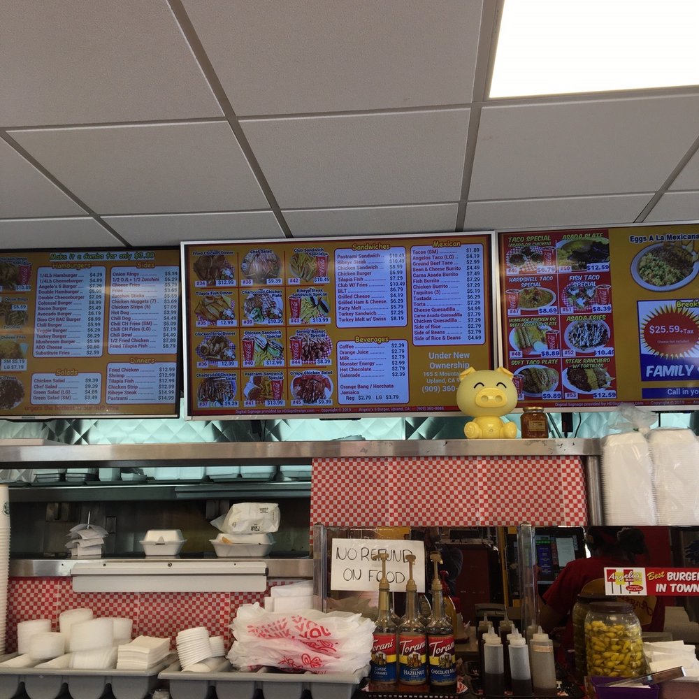 Angelo's 6 Burger - Menu - Burgers Near Me - Upland, California