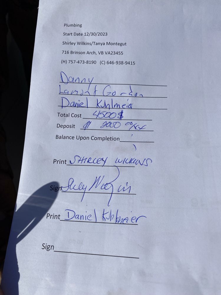 Slide of Lumbs Plumbing