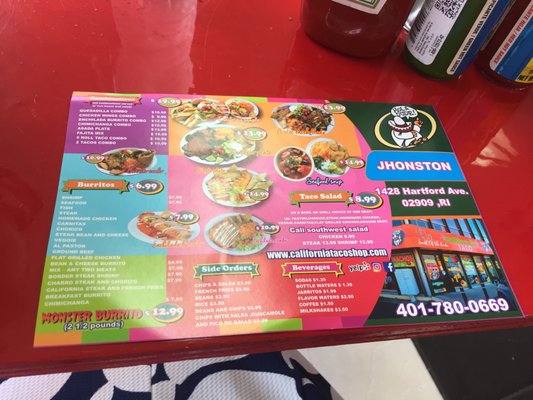 Menu photo 3 California Taco Johnston, RI