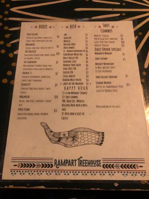 Menu photo 7 Rampart Treehouse New Orleans, LA Menu photo 7 Rampart Treehouse New Orleans, LA