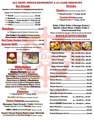 Menu photo 2 Sardis Dairy Bar Sardis, OH Menu photo 2 Sardis Dairy Bar Sardis, OH