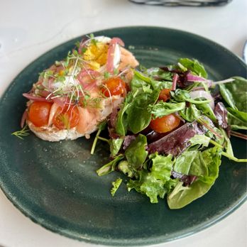 George’s Bistro & Bar - Salmon Nicoise Toast-$22. Delicious and filling! - Pizza Near Me - Houston, Texas George’s Bistro & Bar - Salmon Nicoise Toast-$22. Delicious and filling! - Pizza Near Me - Houston, Texas