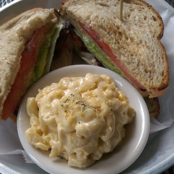 Bantam And Biddy - California Club with fresh avocado, tomato, patak bacon and chicken, with a side of chedder mac & cheese. $12. - Breakfast & Brunch Near Me - Atlanta, Georgia