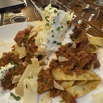 Cork & Gabel - Lamb Bolognese. Fantastic! - Comfort Food Near Me - Detroit, Michigan Cork & Gabel - Lamb Bolognese. Fantastic! - Comfort Food Near Me - Detroit, Michigan