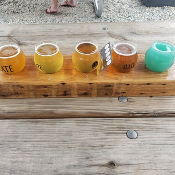 Slate Farm Brewery - Beer flight - Brewpubs Near Me - Whiteford, Maryland Slate Farm Brewery - Beer flight - Brewpubs Near Me - Whiteford, Maryland