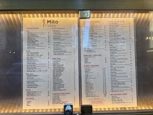 Menu photo 2 Mito Brooklyn, NY