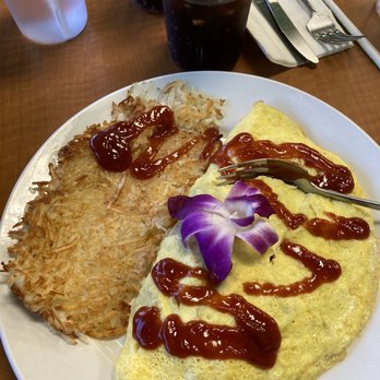 Guieb Cafe - Da local omelette and seared all he - New American Near Me - Honolulu, Hawaii Guieb Cafe - Da local omelette and seared all he - New American Near Me - Honolulu, Hawaii