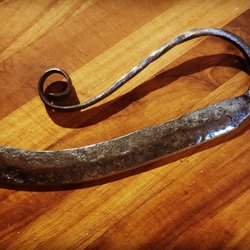 Desert Metal Craft - Mezzaluna made in Blacksmithing 101