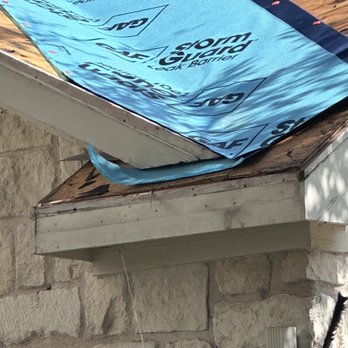 Roof Masters - Waterproof underlayment in valleys/under end of valley. - Roofing Near Me - Round Rock, Texas