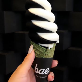 Bae - Mixed Feelings --  Charcoal Pineapple & Vanilla - Ice Cream & Frozen Yogurt Near Me - Houston, Texas