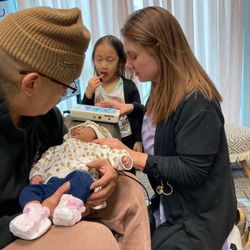 Well Rounded Momma - One month check up with Emily
