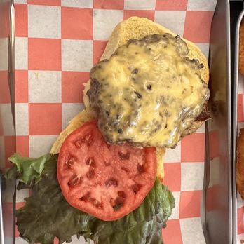 Fat Stu's All-American Burger - Burger w/ American - Burgers Near Me - Harrison, New York