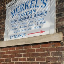 Merkel’s Tavern On Central - Entrance from parking lot
