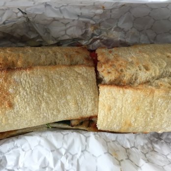 Brioche Doree - I got the chicken ciabatta with roasted red peppers ($8.99) - warmed up, to-go. - Bakeries Near Me - Chicago, Illinois Brioche Doree - I got the chicken ciabatta with roasted red peppers ($8.99) - warmed up, to-go. - Bakeries Near Me - Chicago, Illinois