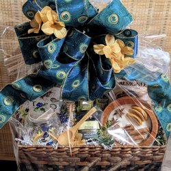 One Park Place Designs - Gift basket Paula created, from the contents to the wrapping are all very thoughtful!