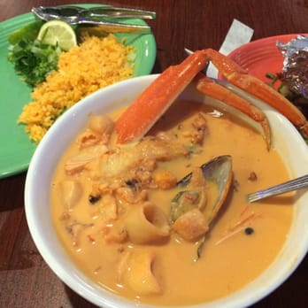 Acapulco Burrito - Caldo de mariscos con coco. Seafood soup in a coconut base. - Mexican Near Me - Antioch, Tennessee Acapulco Burrito - Caldo de mariscos con coco. Seafood soup in a coconut base. - Mexican Near Me - Antioch, Tennessee