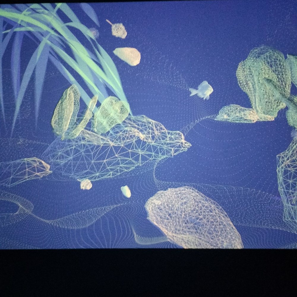 Buffalo AKG Art Museum - Multimedia piece: "Serenade To A Settling": Encouraging oyster sprats to open.  Burchfield Penney AKG/ Buffalo State University - Art Galleries Near Me - Buffalo, New York