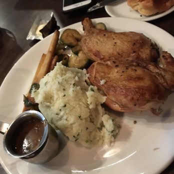 Fado Pub & Kitchen - Brick roasted Half chicken - Irish Near Me - Dublin, Ohio Fado Pub & Kitchen - Brick roasted Half chicken - Irish Near Me - Dublin, Ohio