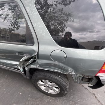 Express Auto Body - Before (door song open). - Body Shops Near Me - La puente, California