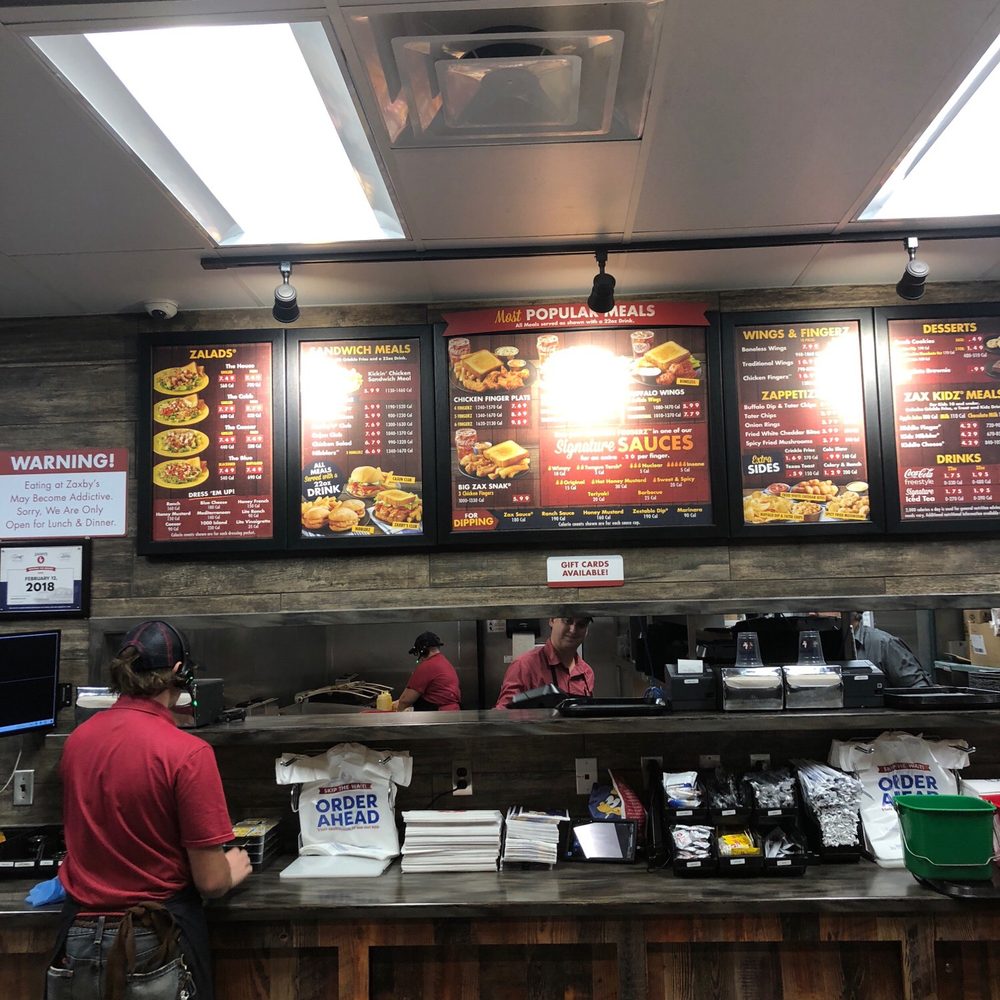 Zaxbys - Menu - Chicken Wings Near Me - Charlottesville, Virginia