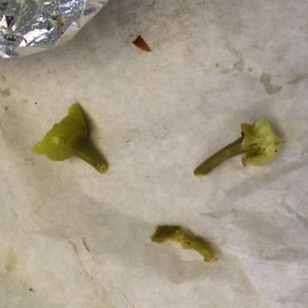 Knockout Pizzeria - Beware the whole pepperoncinis! First one I spit out the window after biting onto a stem at the start. Three more lying in wait... - Pizza Near Me - San Diego, California Knockout Pizzeria - Beware the whole pepperoncinis! First one I spit out the window after biting onto a stem at the start. Three more lying in wait... - Pizza Near Me - San Diego, California