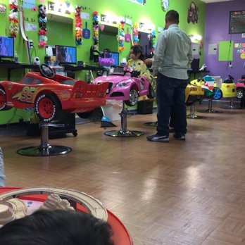 Kids Styles - They have a variety of seats that are absolutely adorable and each station has a Tv as well. - Hair Salons Near Me - Azusa, California Kids Styles - They have a variety of seats that are absolutely adorable and each station has a Tv as well. - Hair Salons Near Me - Azusa, California