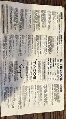 Menu photo 1 County Seat Bar & Grill Lyons, KS