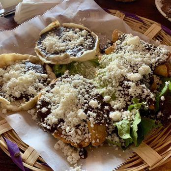 El Tule Mexican Restaurant - Botana Oaxaqueña:  2 cheese empanadas, 2 chicken taquitos, 2 chorizo/potato molotes, 2 memelas - Mexican Near Me - San Jose, California