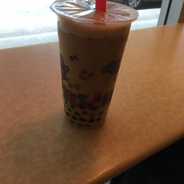 Mango milk tea - nice Mango milk tea - nice
