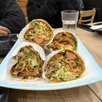 Mini Potstickers - Chinese burrito with sausage and shredded pork - Chinese Near Me - San Francisco, California