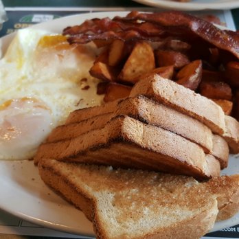 Metro Diner - 2 eggs over easy, home fries, toast. Bacon.. - American Near Me - Bensalem, Pennsylvania Metro Diner - 2 eggs over easy, home fries, toast. Bacon.. - American Near Me - Bensalem, Pennsylvania