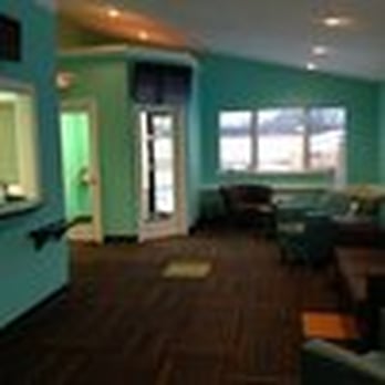 Little Jaws Big Smiles - Reception Area and wall-mounted TV - Pediatric Dentists Near Me - Dewitt, New York